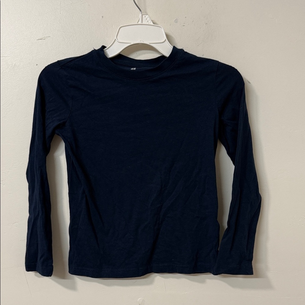 H&M Kids Navy Long Sleeve Shirt